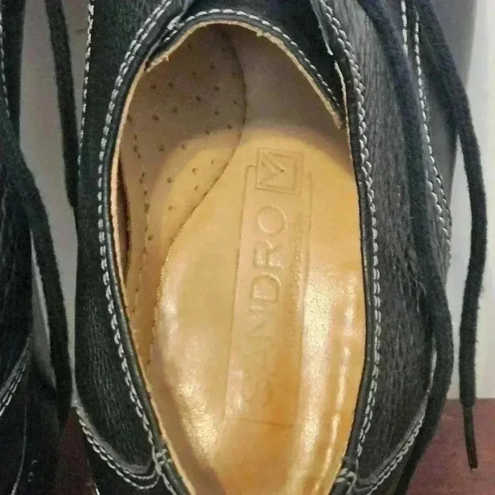 SANDRO LEATHER SHOES SIZE 8D EUC